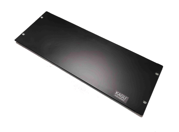 KAGU Blindpanel 4U 19", Stål, Sort