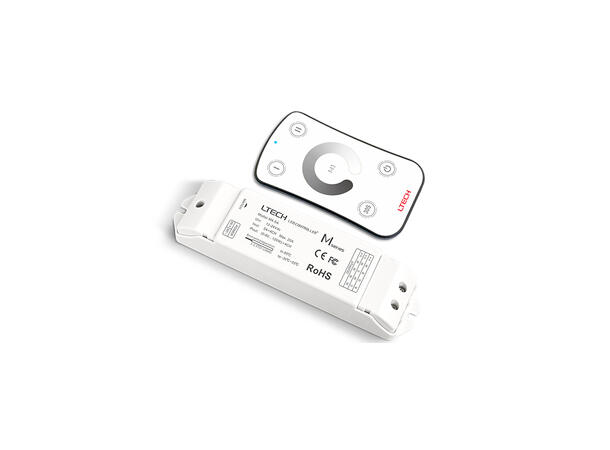 LTECH M1+M4-5A CV Dimmer 12-24VDC 240/480W (12/24V), 4x5A, Remote
