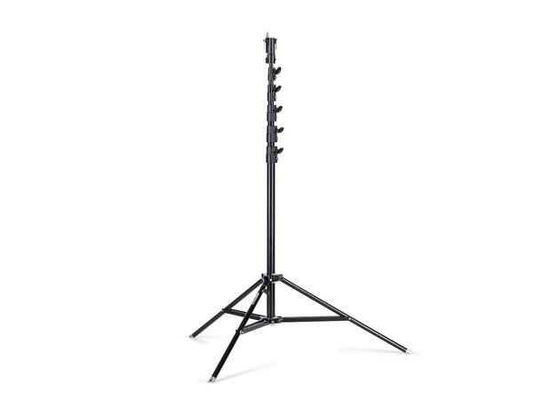 MANFROTTO 6-Sections High Super Stand 1 Levelling Leg Black, Aluminium