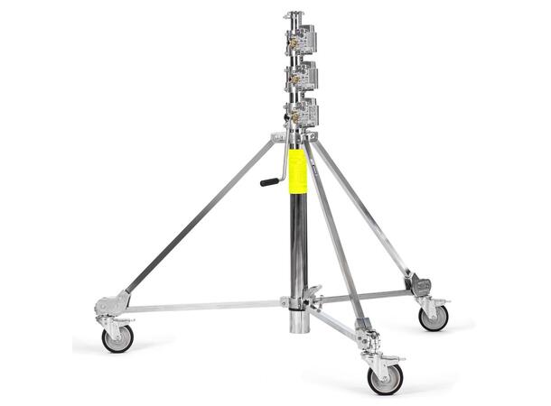 MANFROTTO Avenger Strato Safe Crank-Up 2R, Hard Wheels, Braked