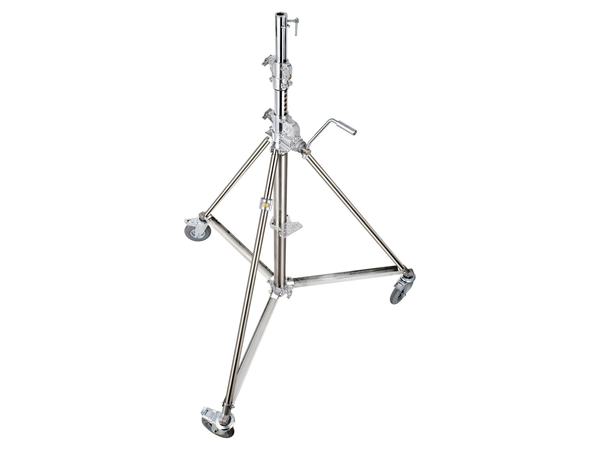 MANFROTTO Avenger Super Wind Up Stand Stainless Stl 2.9m/9.5'Low Base