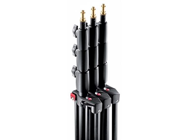 MANFROTTO Master Lighting Stand Aluminium,3 Pack, Air Cushioned Black