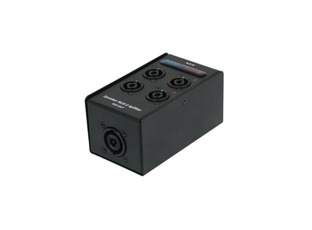 PENN ELCOM 4-Way Speakon splitter Feedthru