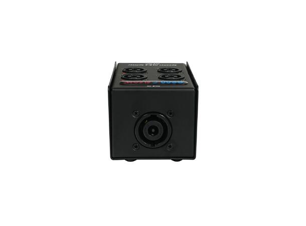 PENN ELCOM 4-Way Speakon splitter Feedthru