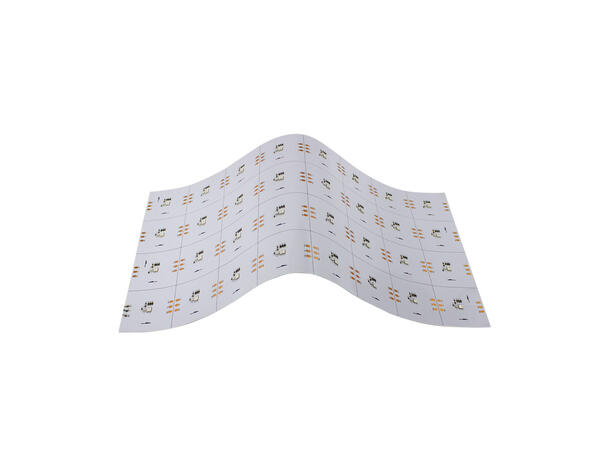 SBL 24V SPI-RGB LED Flex panel, Hvit PCB 240 x 480mm, CV, 32stk LED, 500lm/m, 20W