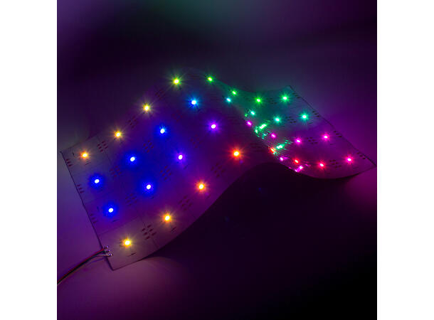 SBL 24V SPI-RGB LED Flex panel, Hvit PCB 240 x 480mm, CV, 32stk LED, 500lm/m, 20W