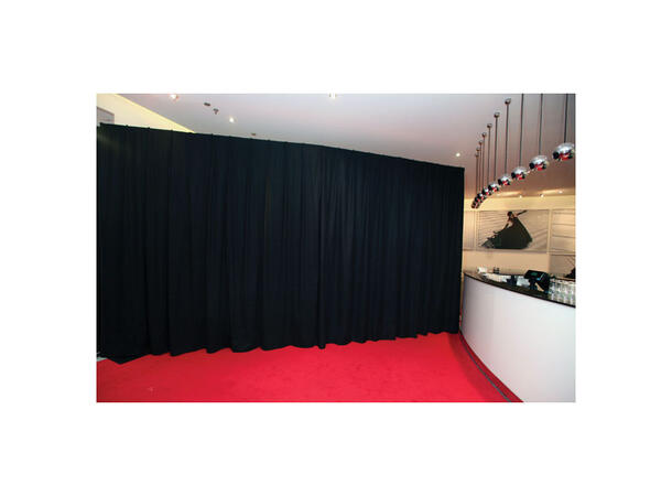 WENTEX 89411 P&D Curtain, Medium Satin Pleated, 300(w) x 300(h)cm, 165 Gram/M2,