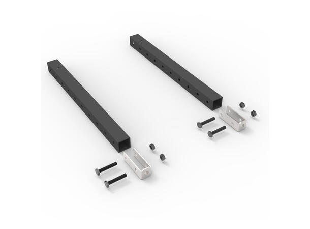 ADMIRAL Freedom set. 2x profile 50cm 2x nutplate
