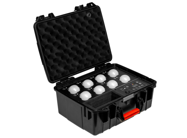 ASTERA FP7-PRPCSE-KIT Luna  bulb kit E27 8 x FP7, Prepcase, Demovare