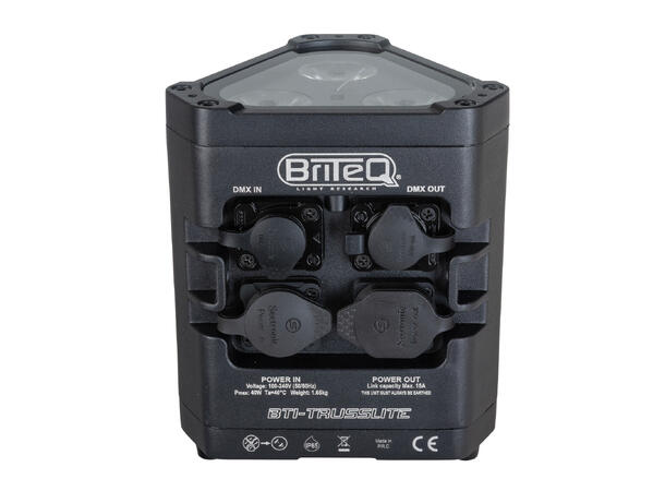 BRITEQ BTI-TRUSSLITE LED Projector 3 x 10W RGBL LED, Batteridrift, IP65