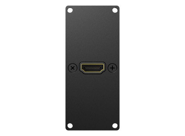 CAYMON Casy 1 Space, HDMI 2.1 35,5 x 82,1 mm, Sort