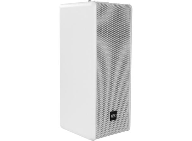 DAD ARK206MP 2-veis høyttaler, 2x6" Hvit. 240W/16ohm. Maks SPL 122dB