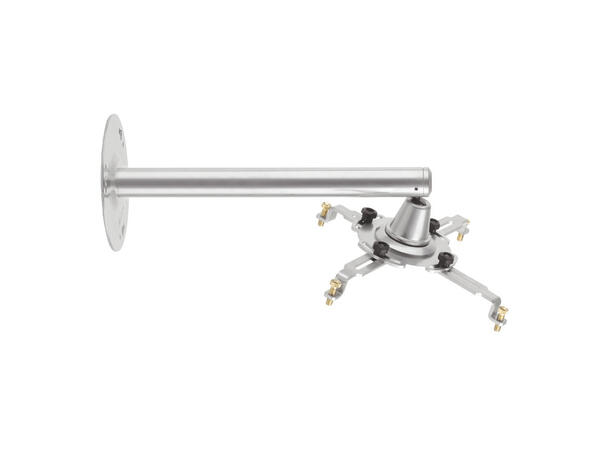 EUROMET Veggfeste for projektor Sølv. Maks last 10Kg. 415mm arm