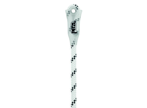 PETZL AXIS ROPE Ø11mm tau terminert 22kN, sort, 50meter, 1 terminering, Gul