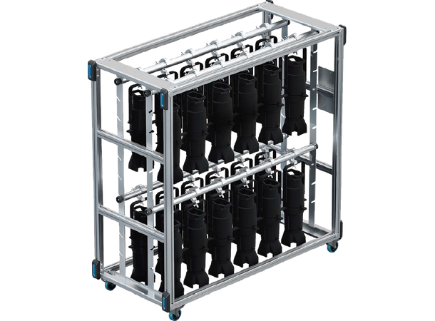 PROLYTE Flex Cart Base Lighting Bars, 100-mm Wheels
