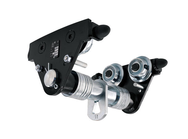 PSRIG Beam trolley, 1000kg Sort, flensbredde 50 -226mm