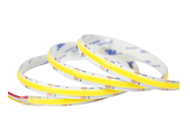 SBL 24V COB TW LED Strip, 14W/m 10m,10mm, 640 LED/m, CV, CRI>90,IP20