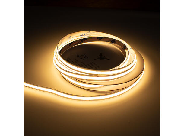 SBL 24V COB TW LED Strip, 14W/m 10m,10mm, 640 LED/m, CV, CRI>90,IP20