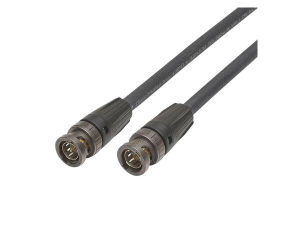 SOMMER SC-Vector Plus 1.2L/4.8,4K 10m Sort. Neutrik BNC