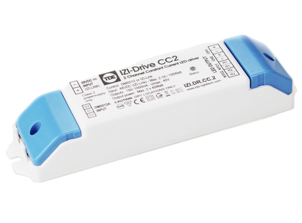 TDE LIGTTECH IZI-Drive CC2g1 48VDC 2ch, 1050mA