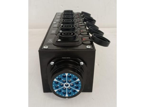 TOURMATE Breakout Soca19 - True1, IP65 6 x True1, 16A, 230VAC, Feedthru, M10
