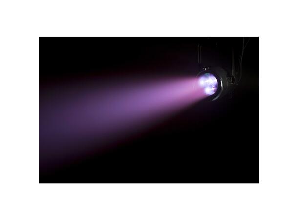 BRITEQ BT-SMARTZOOM LED Par Sort, 5-17 DMX-kanaler