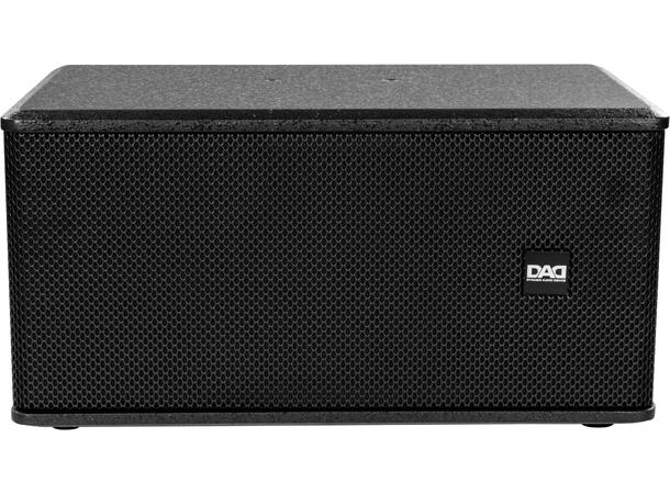 DAD ARK208SA aktiv sub 2x8" Sort. 700W+700W utg. Maks SPL 122dB