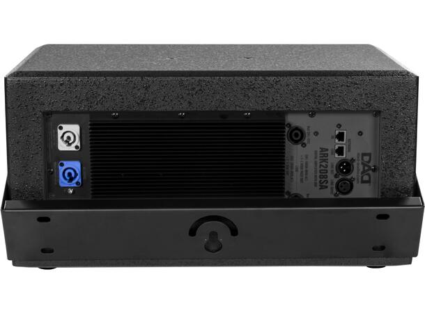 DAD ARK208SA aktiv sub 2x8" Sort. 700W+700W utg. Maks SPL 122dB