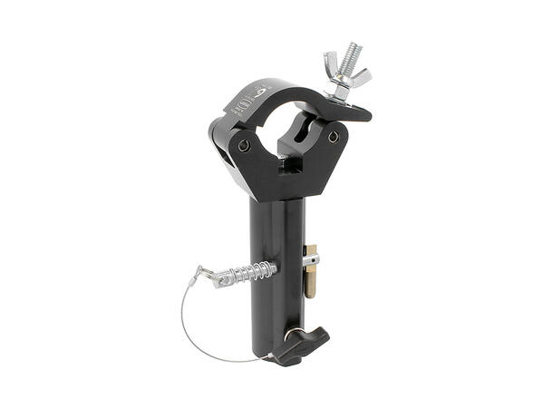 DOUGHTY spigotclamp TV Quick ø48-51mm WLL 200kg, sort, 28mm spigot hun