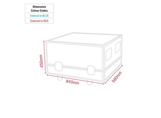 EQUINOX Arcus 2000 Case Til Arcus 2000 Røykmaskin
