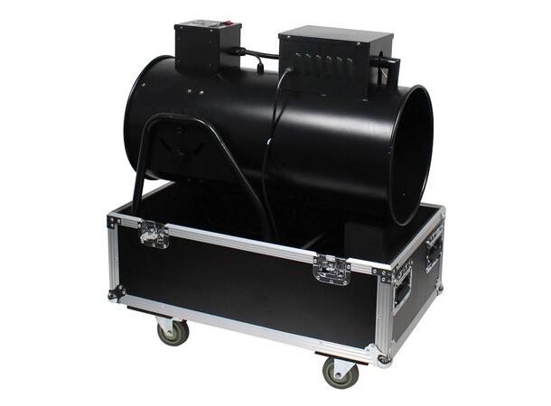EQUINOX Avalanche Snømaskin 1500W, DMX, Flightcase