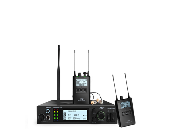 JTS SIEM-121 Stereo In-Ear monitor, Demo 506-542Mhz. Inkludert IE-1 ørepropper
