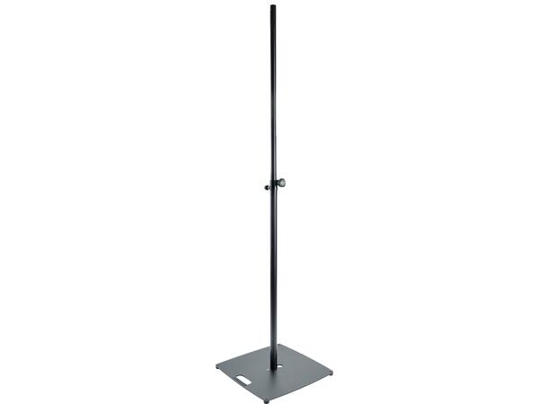 K&M 24651 Høyttalerstativ WLL 30kg, H 1420 - 240mm, Ø35mm, Sort