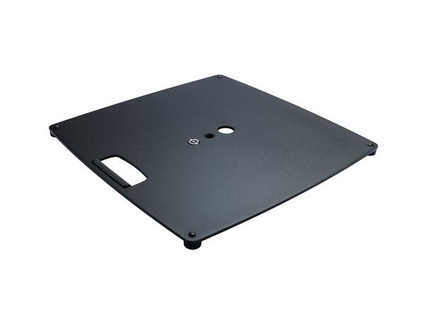 K&M 26715 Baseblate L 550 x 550mm, 13.5kg, Sort