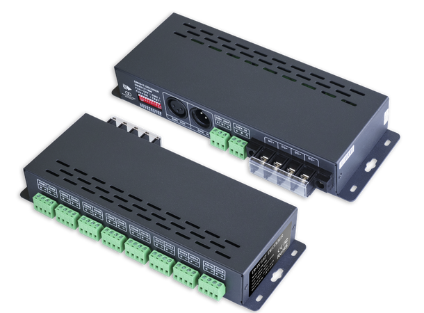 LTECH LT-880-700 CC DMX/RDM Decoder In: 12 - 48Vdc, Out 3 - 46V, 16 x 700mA
