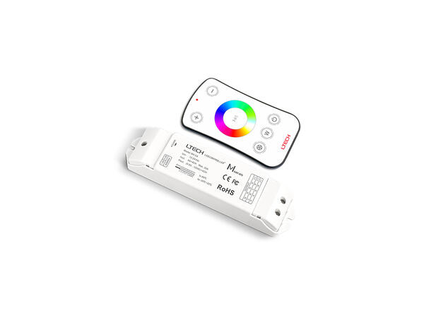 LTECH M4+M4-5A CV RGBW Control 12-24VDC 240/480W (12/24V), 4x5A, Remote