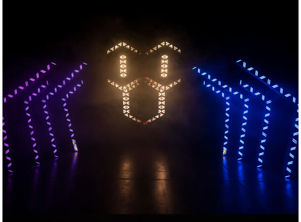 PORTMAN S-Tribe, B-Vare 5 x WWLED, 10 x RGBW LED, DMX, ArtNet