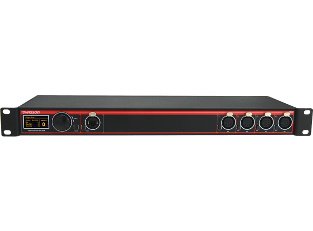 SWISSON XND-4R5 Ethernet DMX Node 19", DMX / Art-Net, XLR, 5pin