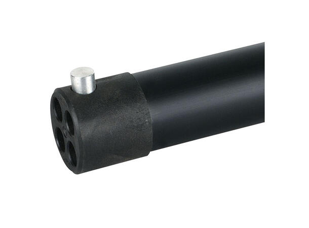 WENTEX 89320 Fixed upright 120(h)cm, Black (powder coated)
