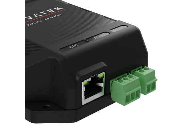 ADVATEK PixLite® E4-S Mk3 Pixel Controll 4 x Out, 24 Univers, ArtNet/sACN