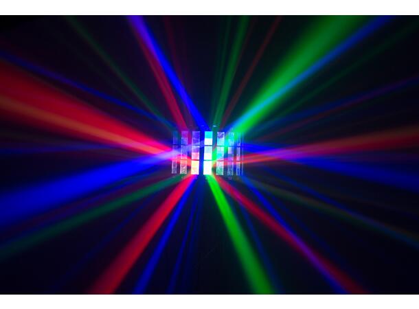 JB SYSTEMS PARTY DERBY Lyseffekt 4x 3W led(RGBW) + 16x strobe + IR remote