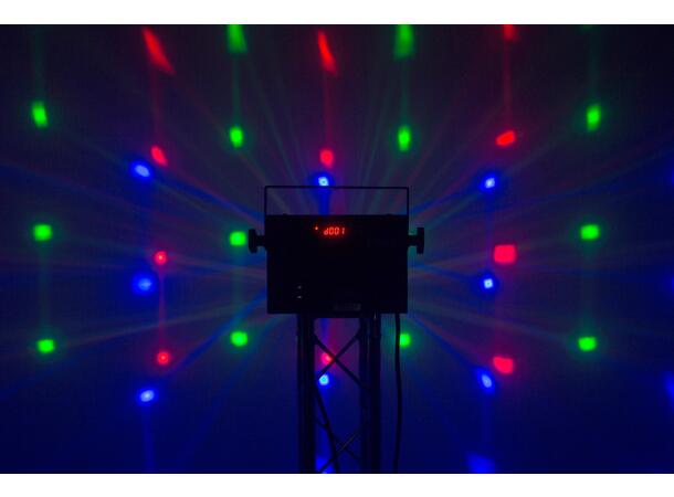 JB SYSTEMS PARTY DERBY Lyseffekt 4x 3W led(RGBW) + 16x strobe + IR remote