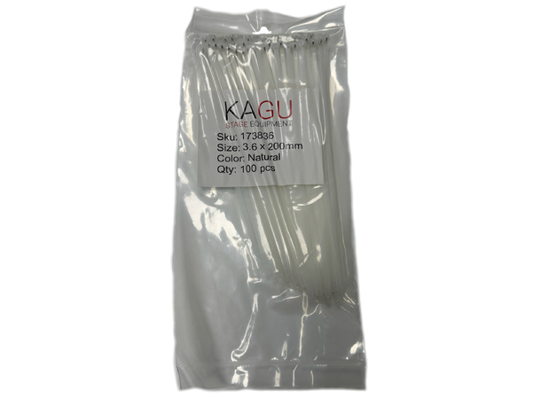 KAGU Strips 3.6 x 200mm 100stk, Hvit