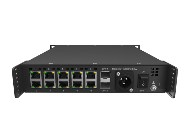 NOVASTAR NOVACVT10S Fiberkonverter 10 x RJ45, 2 x Optical, Single mode 