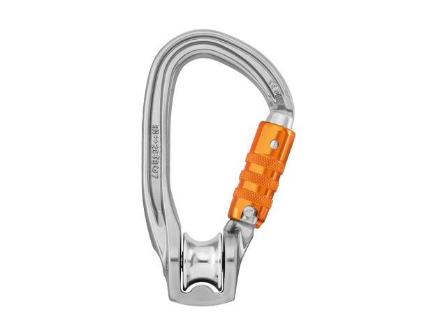 PETZL P75 TL Rollclip Z Karabinkrok 20kN, grå, aluminium, Triactlock