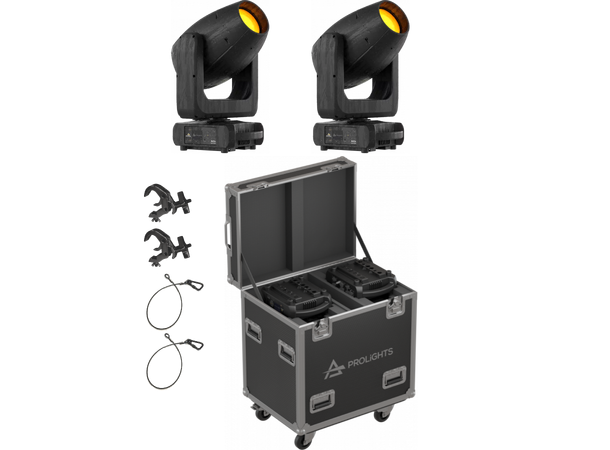 PROLIGHTS Astra Hybrid330 Tourpack 2xASTHYB330, Flight, 2xClamp, 2xWire