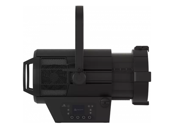 PROLIGHTS ECLFRCTPLBK Fresnel 600W 6 Colors, 10 - 77° Zoom, Sort