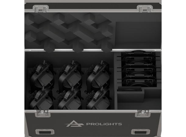 PROLIGHTS FCLAJP7ZIP Flightcase Til 6 x ASTRAPAR7ZIP/JETPAR7ZIP