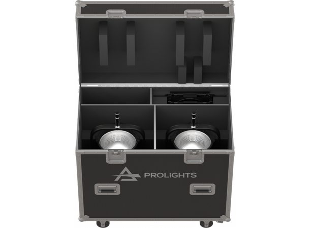 PROLIGHTS FCLECLFRCTPL Flightcase Til 2 x  ECLFRCTPLBK
