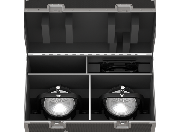 PROLIGHTS FCLECLFRCTPL Flightcase Til 2 x  ECLFRCTPLBK